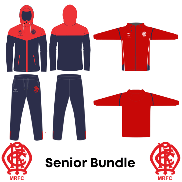 Malone RFC Senior Bundle - Full Zip Hoodie, Trackpants & Retro Tech Jacket